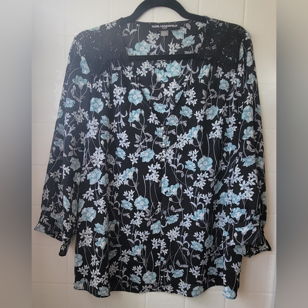 KARL LAGERFELD Blouse  (L)